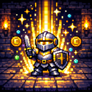 Retro Knight Level-Up #003