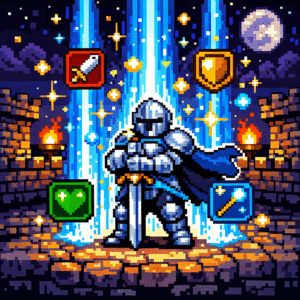 8-Bit Knight Level-Up #016